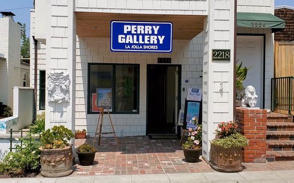 Perry Gallery La Jolla Shores by Leah Higgins Fine Art in