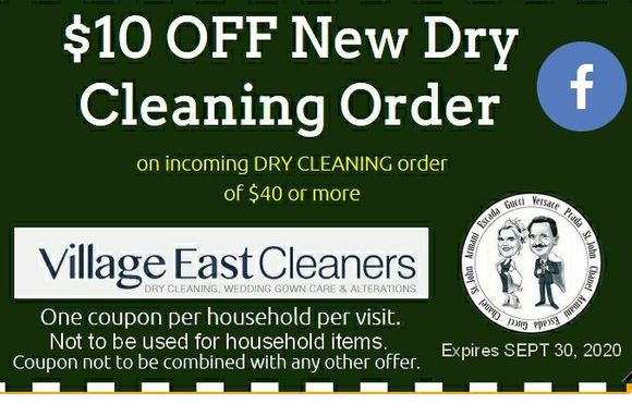 Dry Cleaning Coupons by VILLAGE EAST CLEANERS in Henderson NV Alignable