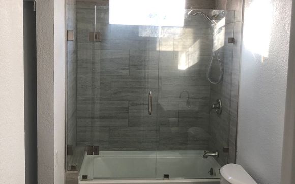 20% off all showers, mirrors, tabletops, cabinet glass, window glass, etc with Blanton Glass
