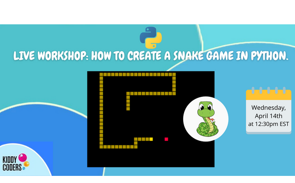 How to make a Snake game in Python? by Kiddy School in North Potomac ...