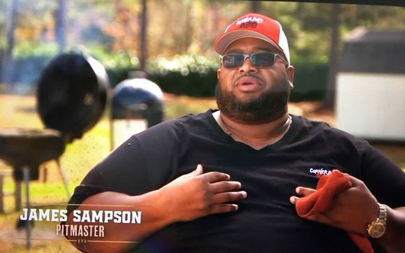 "JAMES SAMPSON DECLARED KING OF THE SMOKE RING" 3/9/21" with Corner Boys BBQ