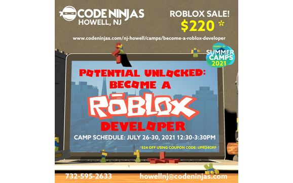 $24 OFF Coupon Roblox Summer Camp Sale by Code Ninjas in Howell, NJ ...