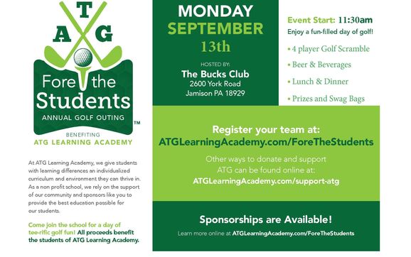 ATG's Annual Fore the Students Golf Outing by ATG Learning Academy in ...