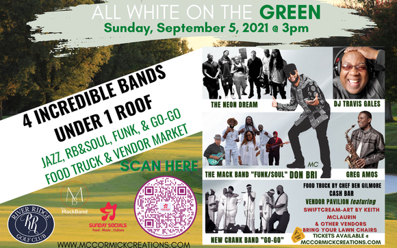 All White on the Green Music Fest  Sunday, September 5th  with Mccormick Creations & Co. 