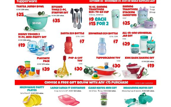 Holiday Savings by Tupperware with Denise in Horn Lake, MS - Alignable
