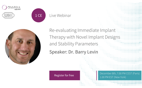 Free CE webinar with Dr. Barry Levin by Osstell, Inc in Baltimore, MD ...