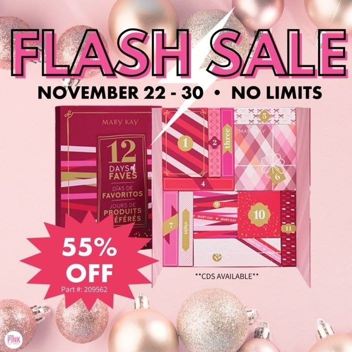 Flash Sale with Mary Kay Cosmetics