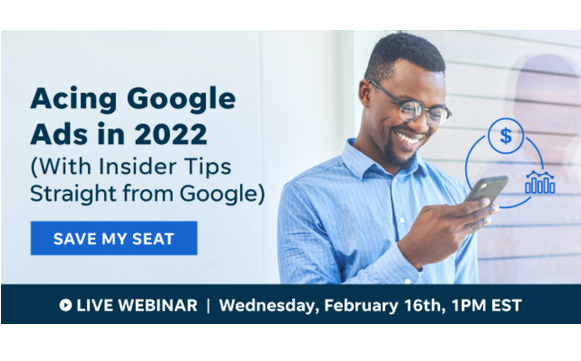 Free google ads webinar with google special guest by reachlocal 