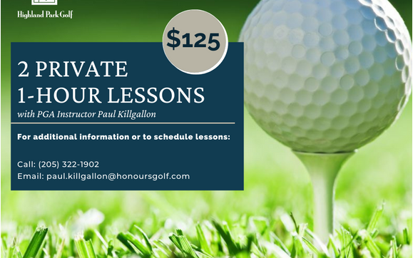 Spring Lesson special at Highland Park by Highland Park Golf Course in