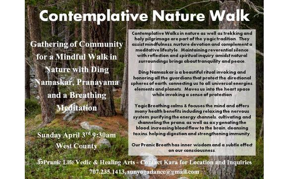 Contemplative Nature Walk by Kara Weimer ॐPranic Life Vedic & Healing ...
