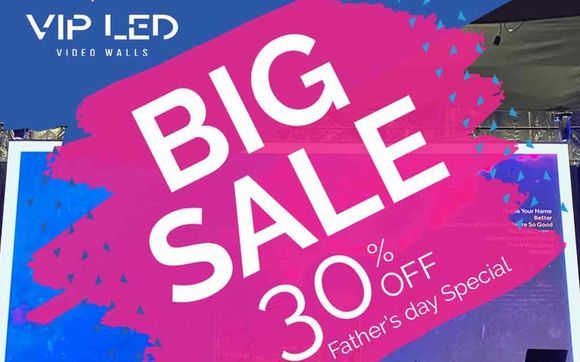 Father's Day 30% OFF 2.5mm LED Video Wall by VIP LED Video Walls in ...