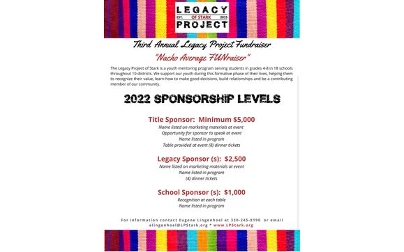 Event Sponsors needed! by The Legacy Project of Stark in Massillon, OH ...
