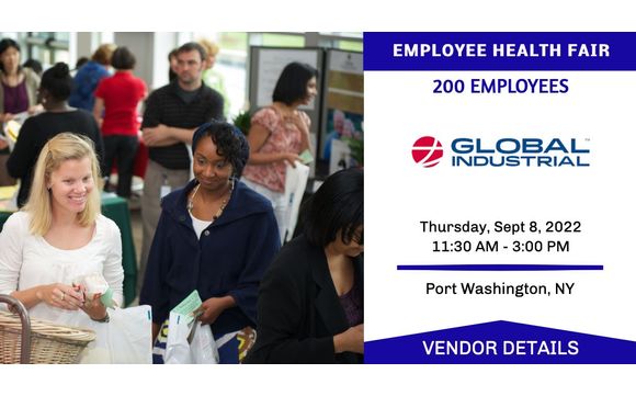 Vendor Booths Available Global Industrial Employee Health Fair By Iab Health Productions Llc 