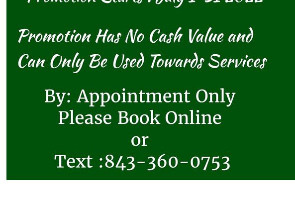 July 2022 Promotion by Rebirth by Grace Salon and Spa in Myrtle Beach ...
