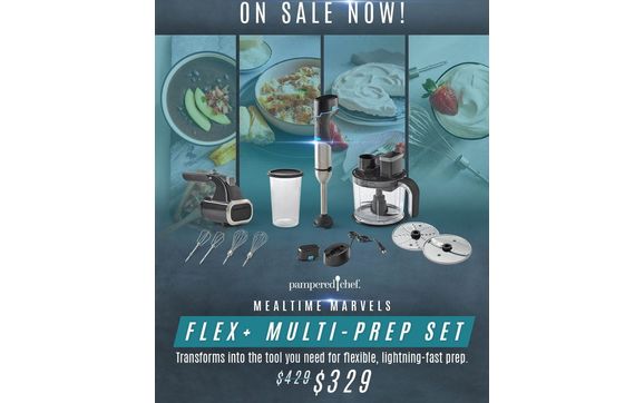 Attachment Set for Flex+ Multi-Prep Set (2 beaters/2 whisks