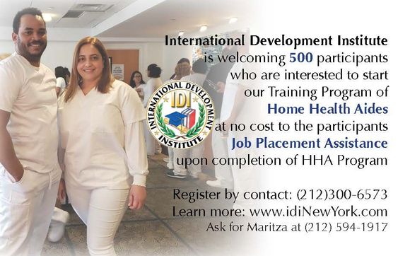 Home Health Aide Training Program By International Development