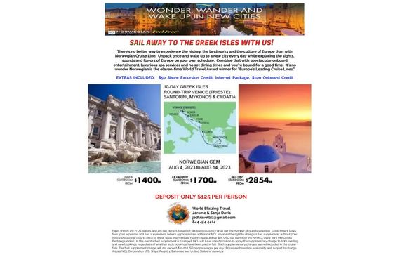 norwegian greek cruise 2023
