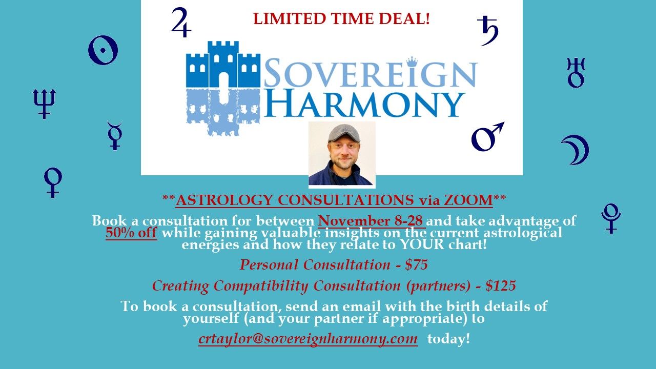 Limited Time Deal! with Christopher Taylor - Sovereign Harmony