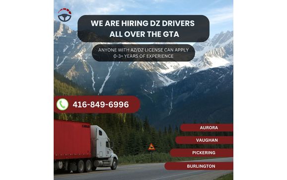 Hiring DZ Drivers by Tandem Trans Solutions in Woodbridge, ON - Alignable