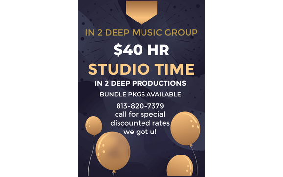 Studio time with in 2 deep productions