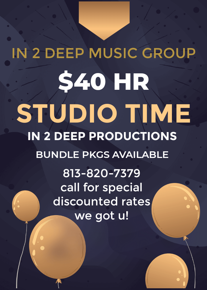 Studio time with in 2 deep productions