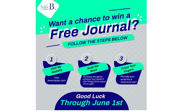 Want a Chance to Win a Free Journal? by Kay B. Solutions in Annapolis ...