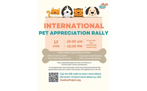 2023 Pet Appreciation Day Rally by Duo Duo Project in Sunnyvale, CA ...