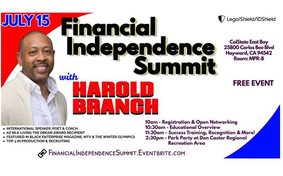 FREE EVENT: ‘Financial Independence Summit’ by Independent Associate ...