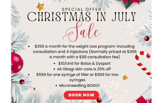 Christmas in July by Beauty Bar & Medspa in Palm Harbor, FL - Alignable