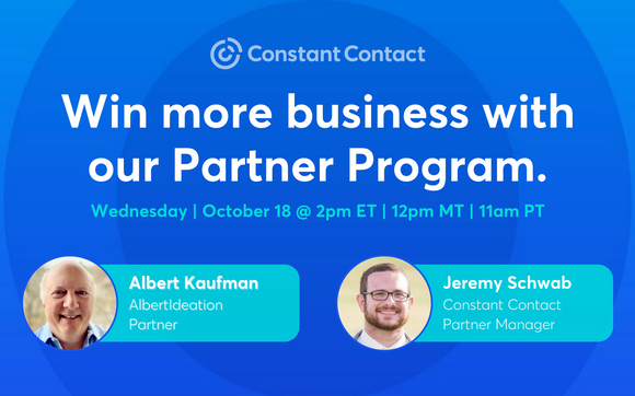 The Constant Contact Partner Program with Albert Kaufman, Constant