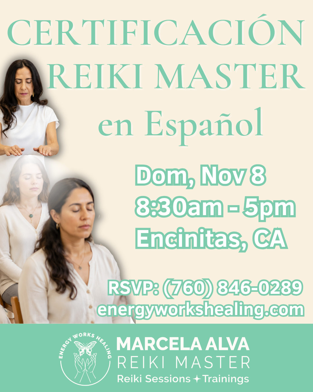 Reiki Master en Español with Energy Works Healing