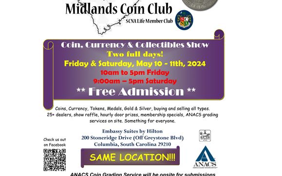 Midlands Coin Club Spring Coin Show by Midlands Coin Club in