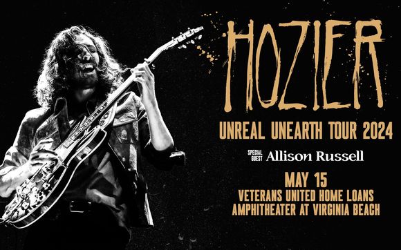 Hozier - Unreal Unearth Tour 2024 with Live Nation - Virginia Beach