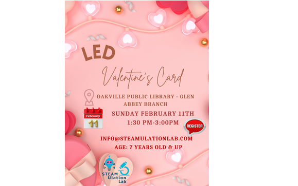 Valentine's day LED Circuit Card by STEAMULATION LAB in Oakville, ON ...