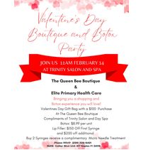 Valentine s Day Boutique and Botox Party by Trinity Salon Spa