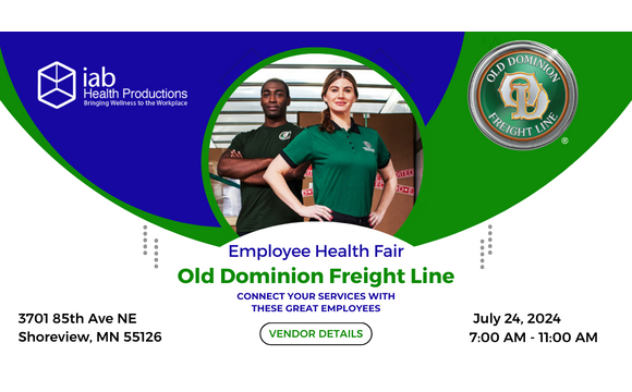 Old Dominion Freight Line – Employee Health Fair by IAB Health ...