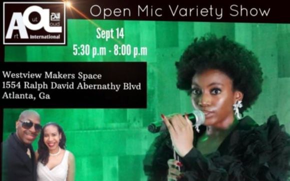 Art Out Loud Open Mic Variety Show with LadyVee Productions, LLC