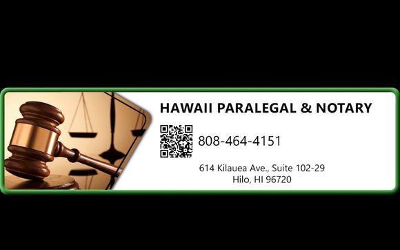 Free notary services for HPD, HFD Applicant's & Clergy with Hawaii Paralegal & Notary Public LLC