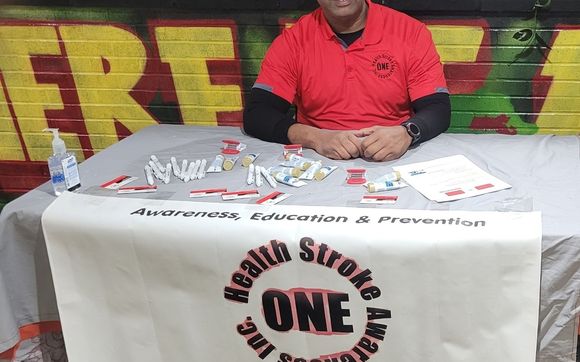 Community Service  with One Health Stroke Awareness Inc.