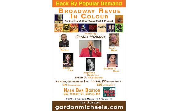 Broadway Revue In Colour  with Gordon Michaels Productions