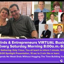 Every Saturday Virtual Biz Boost with 9/5/24 6-8pm Volante 