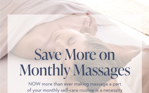 Save $40 on your monthly massage with The NOW Massage