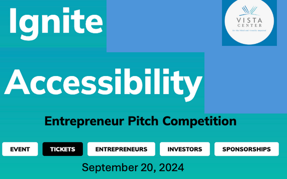 Accessibility Start-Up Pitch Event with Inflection Point Marketing