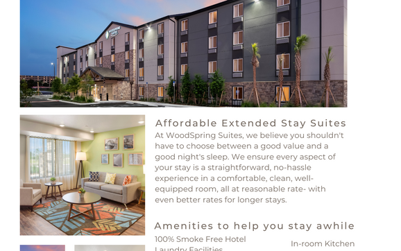 15% off with WoodSpring Suites Orlando I-4 & Convention Center