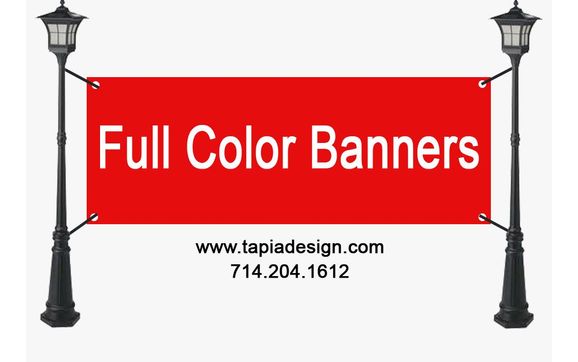 Imprenta de Banners Lonas en Las Vegas Reno Nevada  with Tapia Design - Printing & Logo Design Services-Banners-Displays-Signs printing in Anaheim, California