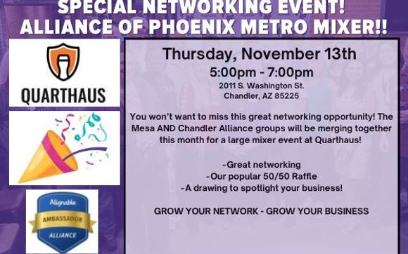 Mesa & Chandler Business Mixer at the Quarthaus - Open Networking Event
