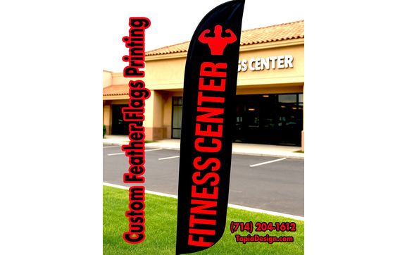Feather Flags Printing in Anaheim CA 92804 92801 92805 with Tapia Design - Printing & Logo Design Services-Banners-Displays-Signs printing in Anaheim, California