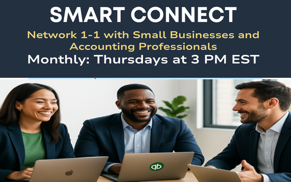 Smart Connect: Monthly Meet 1-1 with other business owners online with Noh Hassle Bookkeeping