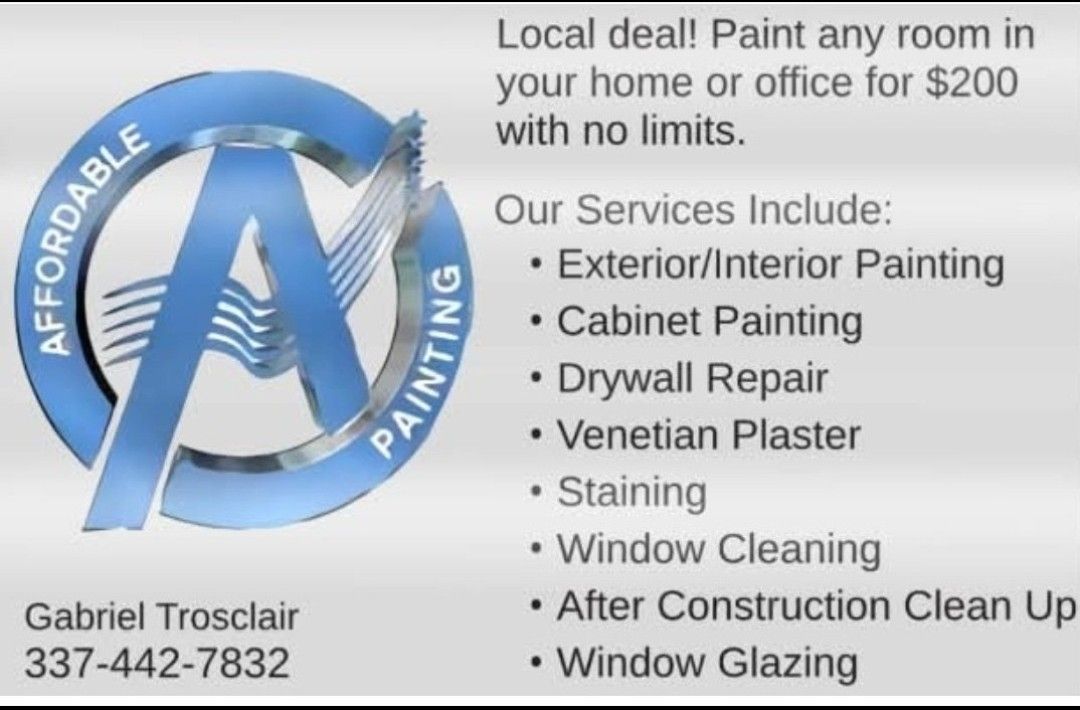 Local deal! with Affordable Painting & Handyman Services Lafayette, Louisiana