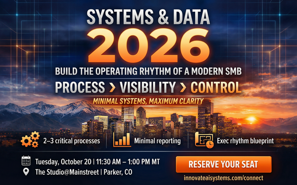 Run on Systems: The Framework Denver SMBs Use to Scale Without Data Overwhelm